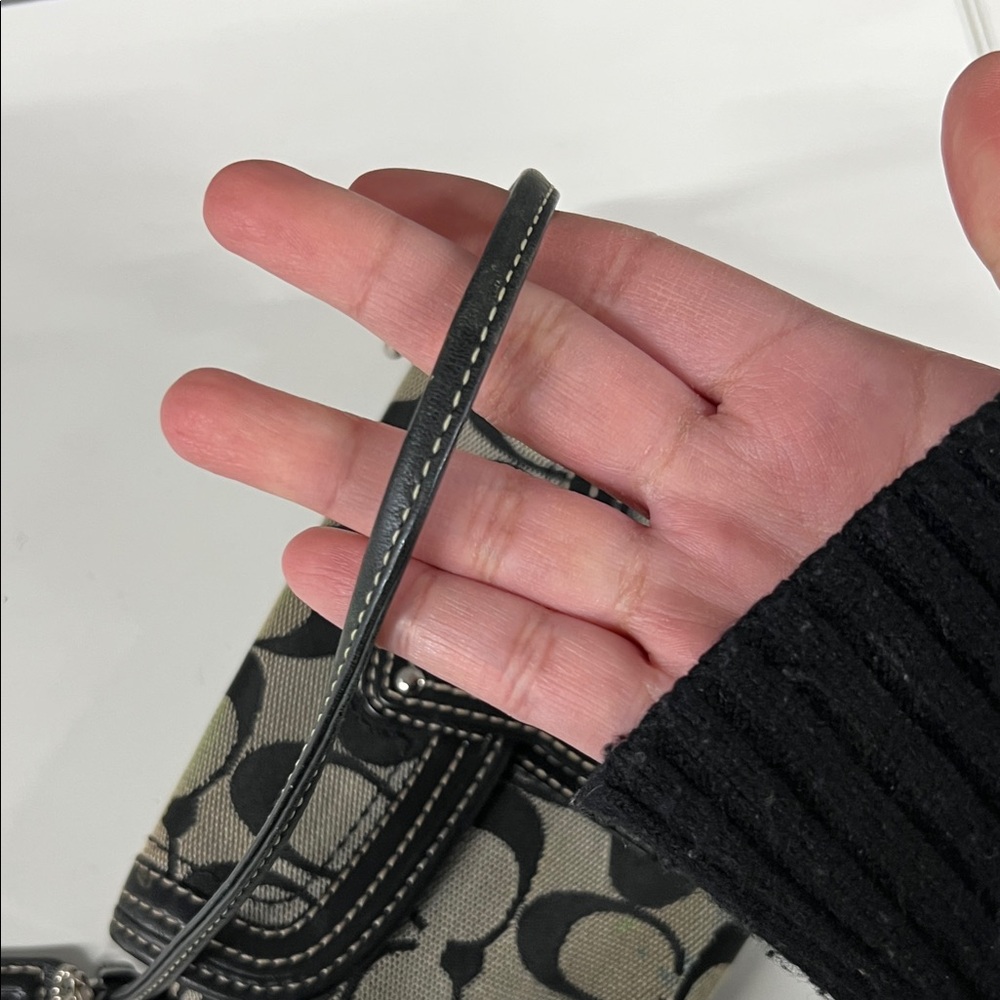 Coach Monogram Turnlock Clutch - Picture 11 of 12